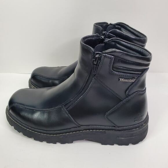 Antelier Noir by Rudsak Black Leather Boots Sz 7 In Men's Thinsulate Ankle Boots - Picture 5 of 13